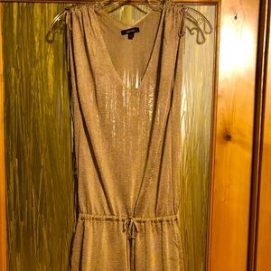 PARTY DRESS! Gold lamé slip dress